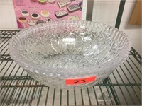 (2) Large Plastic Salad Bowls