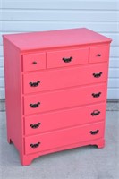 Pink 5 Drawer Dresser