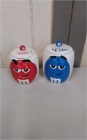 Blue & Red MM canister set