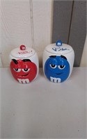 Blue & Red MM canister set