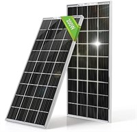 Eco-worthy Bifacial Solar Panel 2pcs 100 Watt 12