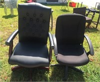 Rolling Office Chairs Lot of 2