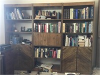 3 book shelves (Contents NOT Included)