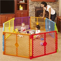 NorthStates Superyard 8 Panel Color Play Yard