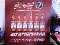 Panneau publicitaire Budweiser LNH (2 côtés)