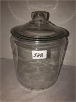 Glass store jar