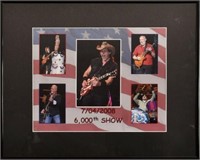 Ted Nugent 6,000th Show Framed Photograph