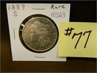 1889s Morgan Silver Dollar MS63 RARE