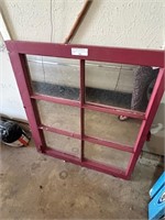 1 pc Old Red Window Mirror