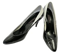 Ladies Proxy Black & White Stilettos Sz 9