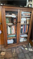 vintage bookshelf no contents on top or around