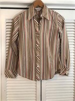 VINTAGE LANGTRY LTD STRIPED SHIRT SIZE 7/8