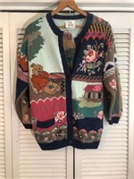 VINTAGE TOGETHER CARDIGAN SWEATER MEDIUM