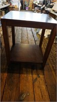 Wooden Mahogany End Table