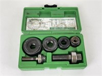 Greenlee Ball Bearing Knockout Punch Set in Case