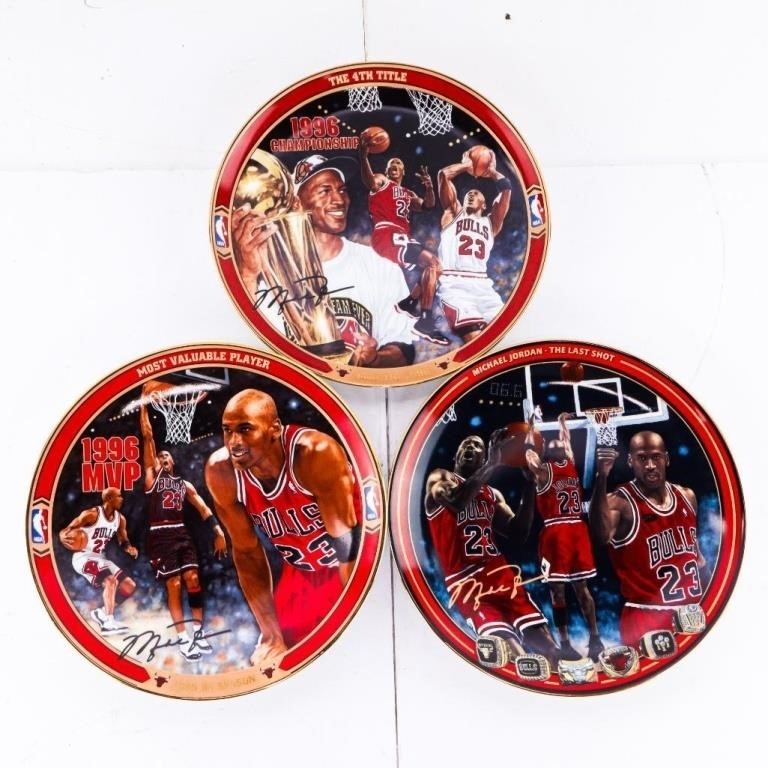 Set of 3 "Michael Jordan" Limited Edition Collec