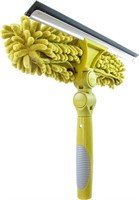 DOCAZOO  Dual Pivot Window Squeegee and Scrubber C