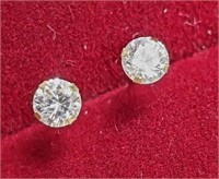 $150 14K  CZ Earrings