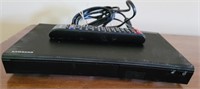 Samsung DVD player with remote. Model BD-JM57C.