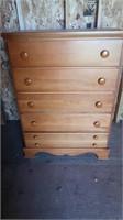 Chest of Drawers - 5 Drawer, 35"Wx41"Hx17.5"D,