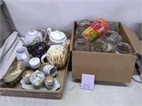 Teapots & canning jars