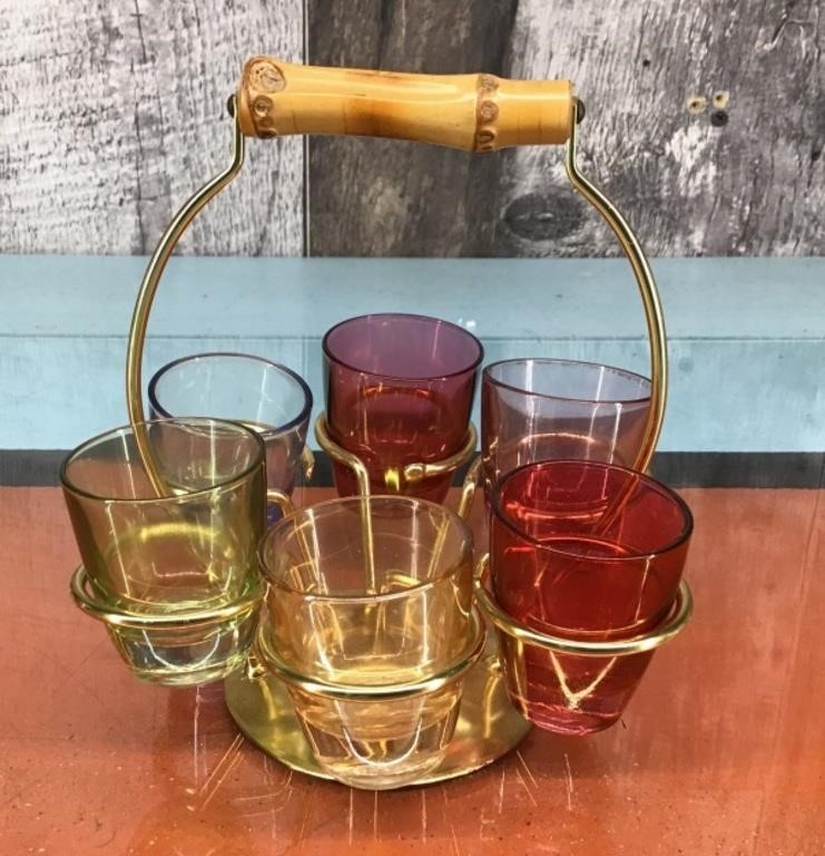 Shot glass caddy