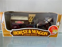Home Hardware Horse & Wagon Coin Bank