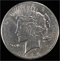 1926 PEACE DOLLAR AU