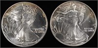 1990 & 1991 AMERICAN SILVER EAGLES