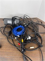 Lot of Power Cords & Power Supplies