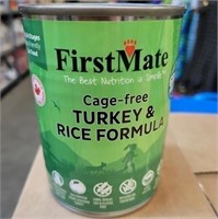 1 Case (12-345g) Firstmate Turkey Rice Cat Food