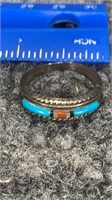 Sterling Silver Native American Turquoise Ring