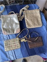Coach wristlets and crossbody need cleaned