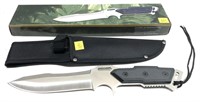 12" stainless dagger with sheath and box