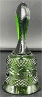 Fenton Green Depression Glass Bell