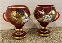 Pair of Beautiful Glass Cups