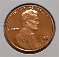 PROOF LINCOLN CENT-1982-S