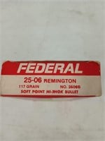 19ct 25-06 Remington 117 grain soft point