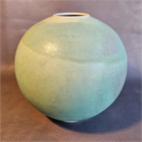 Handmade Pottery Vase w/Sage Green Glaze