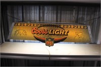 Coors Light pool table light