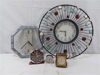 Decorative clocks and beautiful folding travel