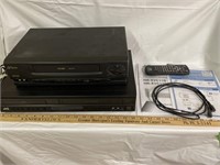 SV 2000 VHSHQ no remote present, JVC DVD player