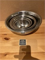 Set of Nesting Stainless Steel Bowls