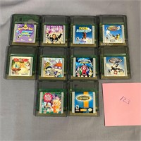 Nintendo Gameboy Color Lot of 10 Game Carts