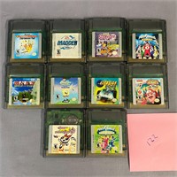 Nintendo Gameboy Color Lot of 10 Game Carts
