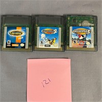 Nintendo Gameboy Color Lot of 3 Tony Hawk Games