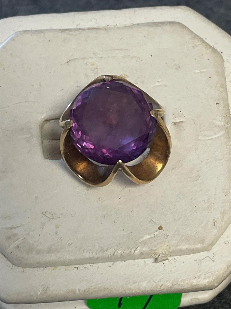 14K Amethyst Cocktail Ring