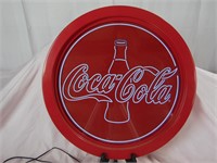 Neon Coca-Cola Button Sign