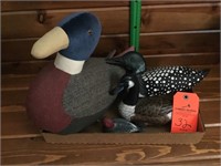 Duck goose and loon figures