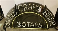 "Maine Craft Beers" "36 Taps" Neon Sign